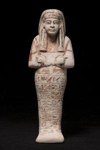 Ushabti naiselle nimeltä Wia, Ramesside-kausi (kalkkikivi)