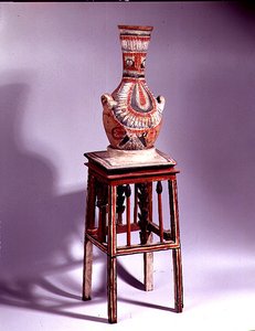 Maljakko jakkaralla tekijältä New Kingdom Egyptian