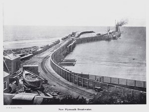 New Plymouth, Uusi-Seelanti: New Plymouth Breakwater (m/w kuva) tekijältä New Zealand Photographer