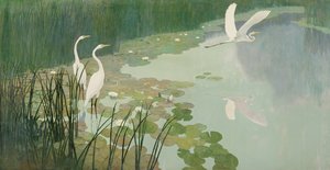 Herons in Summer, 1941