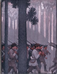 Sisäkannen suunnittelu, 1928 tekijältä Newell Convers Wyeth