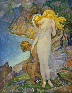 Odysseus ja Calypso tekijältä Newell Convers Wyeth