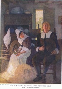 Sanoi vapisevalla äänellä, miksi et puhu itsestäsi, John tekijältä Newell Convers Wyeth