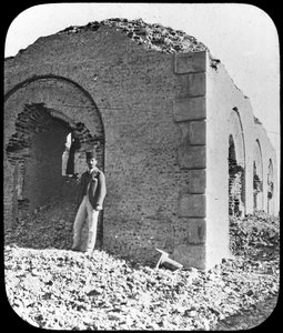Mahdis-haudan rauniot Omdurmanissa, Sudanissa, c1898
