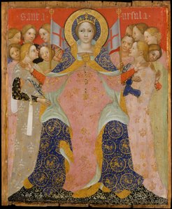 Pyhä Ursula ja hänen neitonsa, n. 1410. tekijältä Niccolò di Pietro