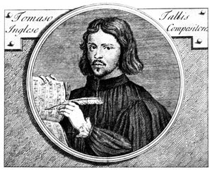 Thomas Tallis, 1505-1585, englantilainen urkuri ja säveltäjä, 1700 tekijältä Niccolo Francesco Haym