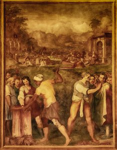 Pieni basilika Santo Stefano Rotondo, Santo Stefano al Monte Celio, Santo Stefano Rotondo al Celio tekijältä Niccolo called Pomarancio Circignani