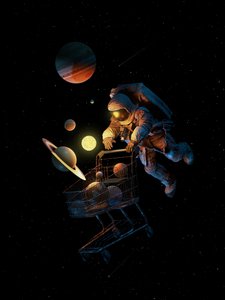 Astronautin avaruusostokset tekijältä Nicebleed