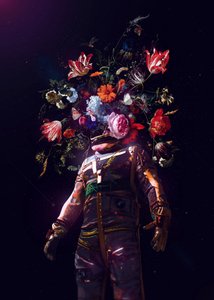 Kosminen puutarha-astronautti tekijältä Nicebleed