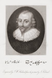 William Shakespeare. Hilliardin muotokuva. tekijältä Nicholas (after) Hilliard