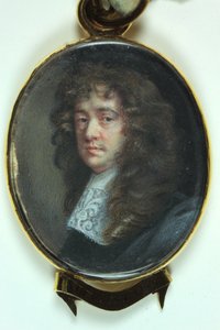 Sir Peter Lely (vesiväri norsunluulle) tekijältä Nicholas (attr.to) Dixon