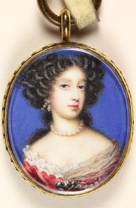 Mary Of Modena (akvarelli vellum)