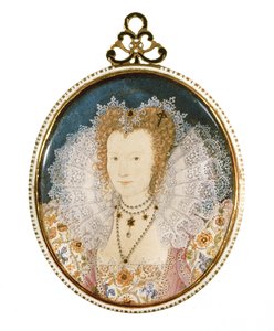 Tuntemattoman naisen miniatyyri tekijältä Nicholas Hilliard