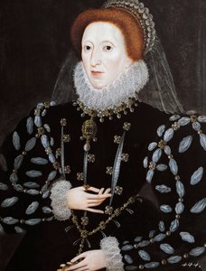 Englannin kuningatar Elisabet I:n muotokuva tekijältä Nicholas Hilliard