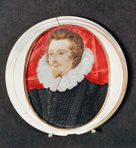 Muotokuva herrasmiehestä, jolla on parta ja röyhelö, n. 1590