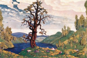 Suudelma maalle, lavastus kevään riittiä varten tekijältä Nicholas Roerich