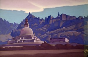 Hautausmäki, Ladakh, 1937 tekijältä Nicholas Roerich
