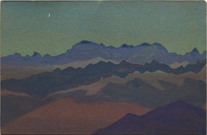 Himalaja, Sandakphun lähellä, 1936 tekijältä Nicholas Roerich