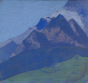 Vuoristotutkimus, n. 1929 tekijältä Nicholas Roerich