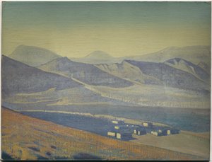 Sanctuaries and Citadels, samannimisestä sarjasta, 1925 tekijältä Nicholas Roerich