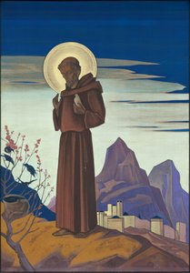 Pyhä Franciscus, 1932 tekijältä Nicholas Roerich