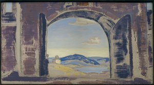 Study for a Painting, n. 1922 tekijältä Nicholas Roerich