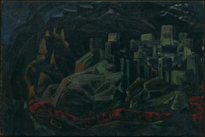 Kuollut kaupunki, 1918 tekijältä Nicholas Roerich