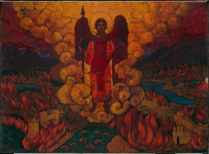 Viimeinen enkeli, 1912 tekijältä Nicholas Roerich
