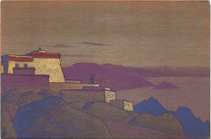 Tiibet, Gelukpan luostari, 1936 tekijältä Nicholas Roerich