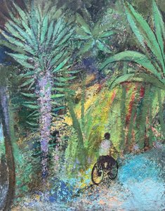 Tropical Spin, 2022-23 (öljy laudalle)