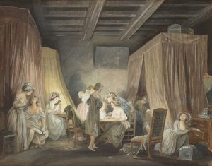 Työläisten auringonlasku moodeissa, 1788 tekijältä Niclas Lafrensen