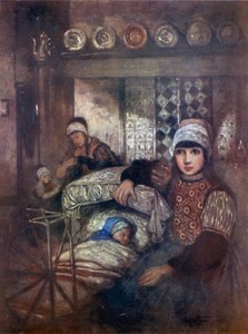 A Marken Interior (colour litho) tekijältä Nico Jungman