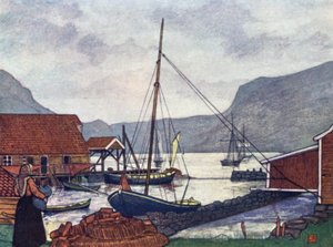 Norja: Moldoen (väri litho) tekijältä Nico Jungman