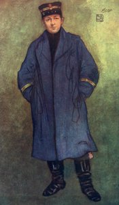 Norja: Norjan kapteeni (väri litho) tekijältä Nico Jungman