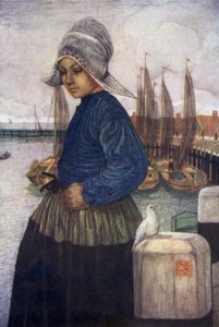Kyyhkynen (väri litho)