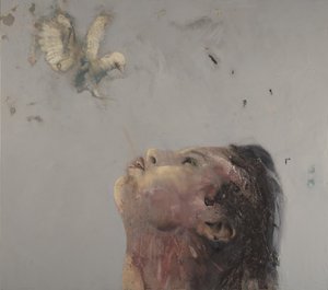 Lentotunti V, 2020 (öljy kankaalle) tekijältä Nicola Pucci