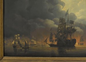 Englantilais-hollantilainen laivasto lordi Exmouthin ja vara-amiraali Jonkheer Theodorus Frederik van Capellenin alaisuudessa tuhoamassa Algerian linnoitusalueita, 27. elokuuta 1816 Neljä jaksoa englantilais-hollantilaisen laivaston ollessa Algerinlahdella