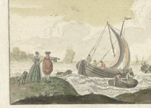 Laivat tuulisella joella tekijältä Nicolaes Aartman