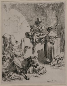 Putkipaimen tekijältä Nicolaes Berchem