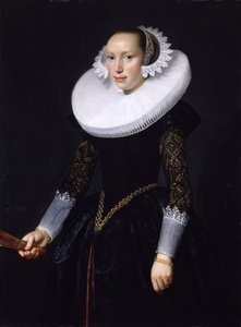 Naisen muotokuva, 1630. tekijältä Nicolaes Eliasz Pickenoy