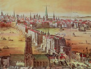 Old London Bridge, yksityiskohta "Vischer
