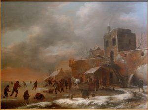 Jään ilo tekijältä Nicolaes Molenaer