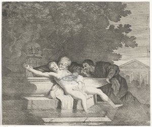 Susanna ja vanhimmat tekijältä Nicolaes Van Helt Stockade
