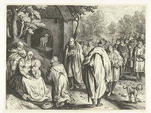 Kuninkaiden palvonta tekijältä Nicolaes de Bruyn