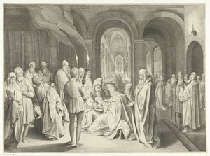 Kristuksen ympärileikkaus tekijältä Nicolaes de Bruyn