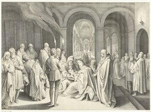 Kristuksen ympärileikkaus tekijältä Nicolaes de Bruyn