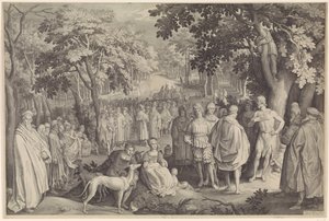 Johannes Kastajan saarna tekijältä Nicolaes de Bruyn