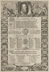 Allegorinen muotokuva prinssi Mauritsin kunniaksi, 1612 tekijältä Nicolaes van Geelkercken