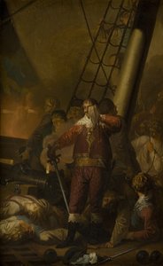 Christian IV lippulaivallaan "The Trinity" tekijältä Nicolai Abildgaard