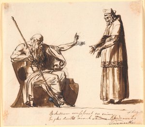 Richelieu foran Rhadamanthos tekijältä Nicolai Abildgaard